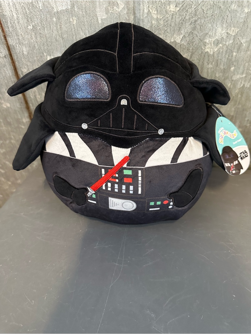 Squishmallows Black Darth Vader Plush